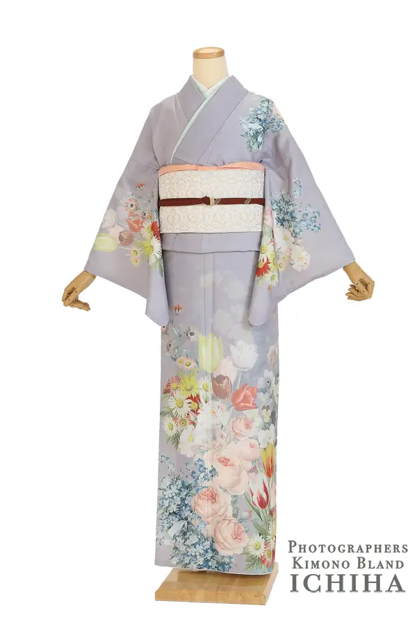 おしゃれでモダンな洋花訪問着